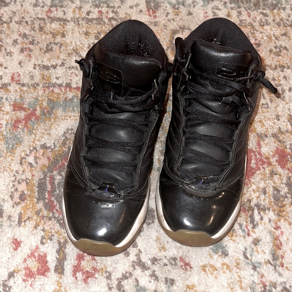 Black Jordans High Top Sneakers Kicks